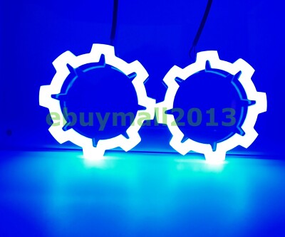 BT Octagonal Gear Dynamic Chase RGB Halo Ring Dream Color Angel Eyes for Lexus