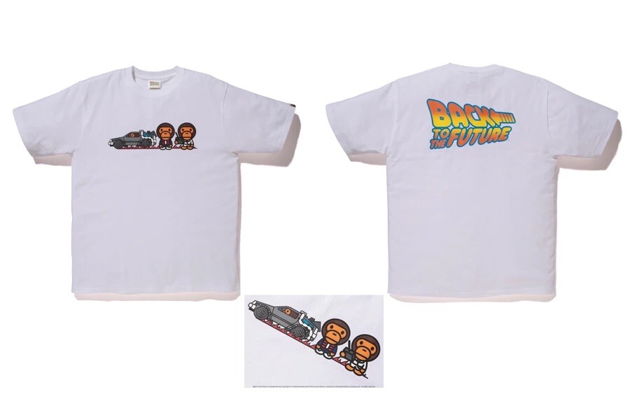 A Bathing Ape Back To The Future Shirt Size Medium Bape | eBay