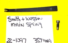 Smith & Wesson 19-3 357mag Revolver Parts: Mainspring & Screw 22-1097