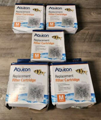Aqueon Replacement Filter Cartridges Medium - 3 pack Lot Of 5. Free Shipping.