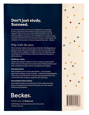 Becker CPA Exam Review V 3.7 Financial and Financial Final Review