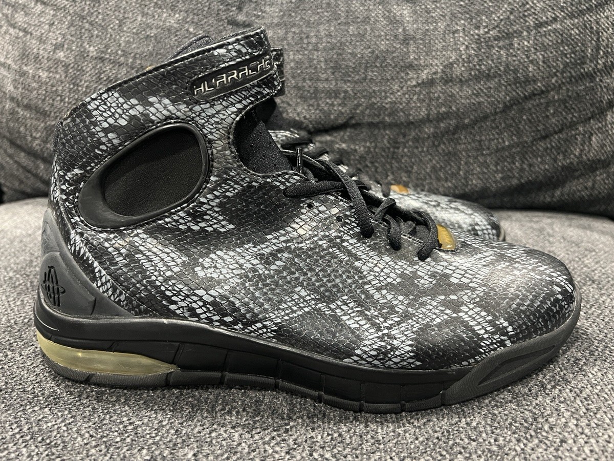 VINTAGE NIKE AIR ZOOM KOBE SNAKESKIN 2K4 HUARACHE BLACK MAMBA 2005