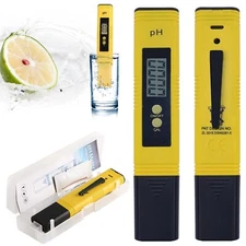 Risantec Digital PH Meter Tester Best For Water Aquarium Pool Hot Tub Hydropo...