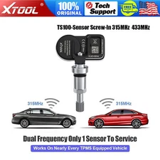 XTOOL TS100 315MHZ & 433MHz Programmable TPMS Universal Tire Pressure Sensors