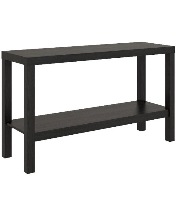 Mainstays Parsons Console Table - Black Oak (3616096WCOM) - Image 3 of 4