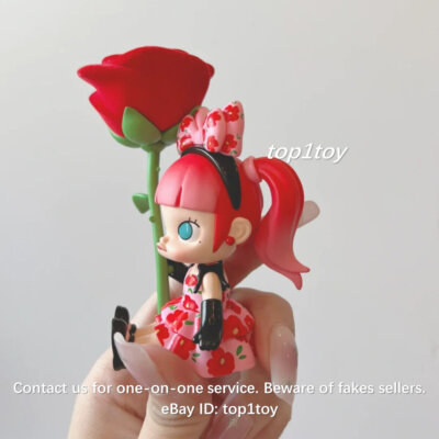 POP MART x KENNYSWORK Molly Flower Dreaming Red Rose Fiery