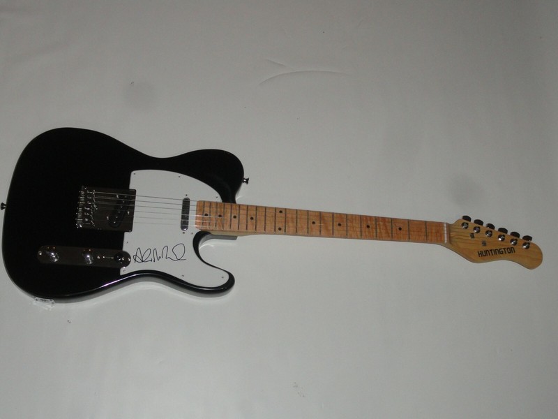 ANDREW MCMAHON SIGNED BLACK ELECTRIC GUITAR IN THE WILDERNESS PROOF PSA COA