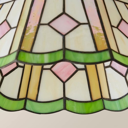 Tiffany Style Ceiling Light Shade Lampshade Easy Fit Glass Pendant Lightshade - Picture 4 of 8