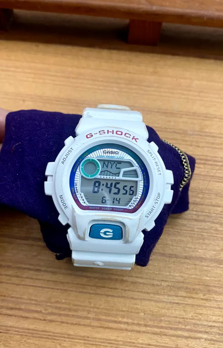 Casio * G-Shock GLX-6900 G-LIDE Watch in White! (3194) Tide and Moon Phase!