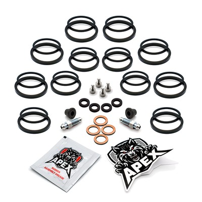 Kawasaki ZRX1200R A6F 2006 Front Brake Caliper Seal Service Kit Rebuild Overhaul