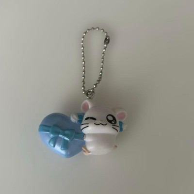 Tottoko Hamtaro Ribon-chan Swing Mascot Toy, Slight Damage, 14+