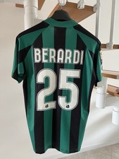 Maglia calcio Sassuolo preparata/indossata DOMENICO BERARDI stagione 2013-2014