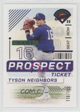 2024 Panini Prospect Edition Blue 110/199 Tyson Neighbors #65 2o7