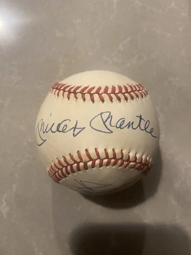 Mickey Mantle, Willie Mays, Duke Snider Autographed Baseball w/ COA