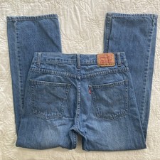 Boy's Levi's 550 Relaxed Fit Kids Denim Blue Jeans, 18 Regular, 29x29