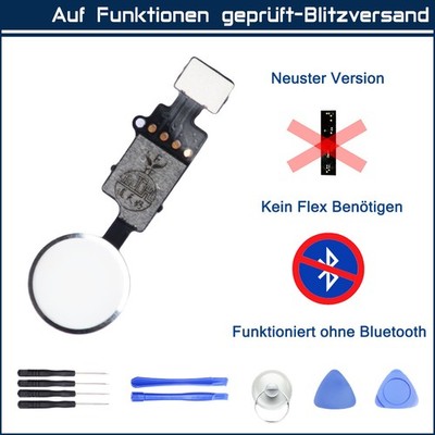 YF Universal Home Button Für iPhone 7 8 Plus Endversion Return Funktion Weiss