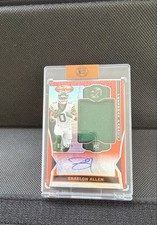 2024 Panini Certified - Freshman Fabric Signatures Braelon Allen Orange /249 