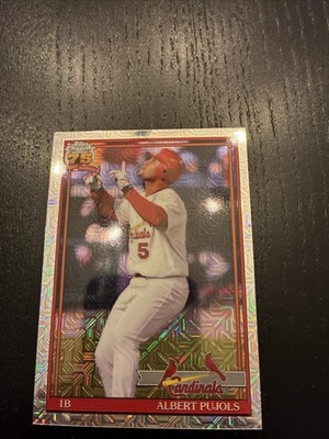 2026 Topps Series 1 Albert Pujols #91C-13 Silver Pack Mojo