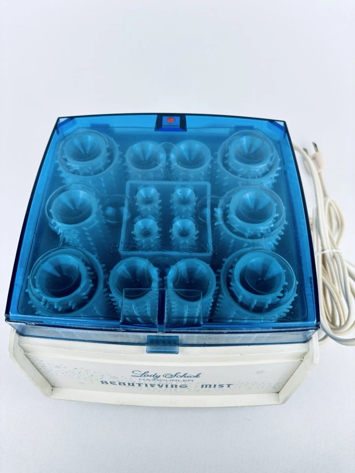 Vtg Lady Schick Hair Curler Roller With Beautifying Mist Model 70 Works Read - Image 2 of 4