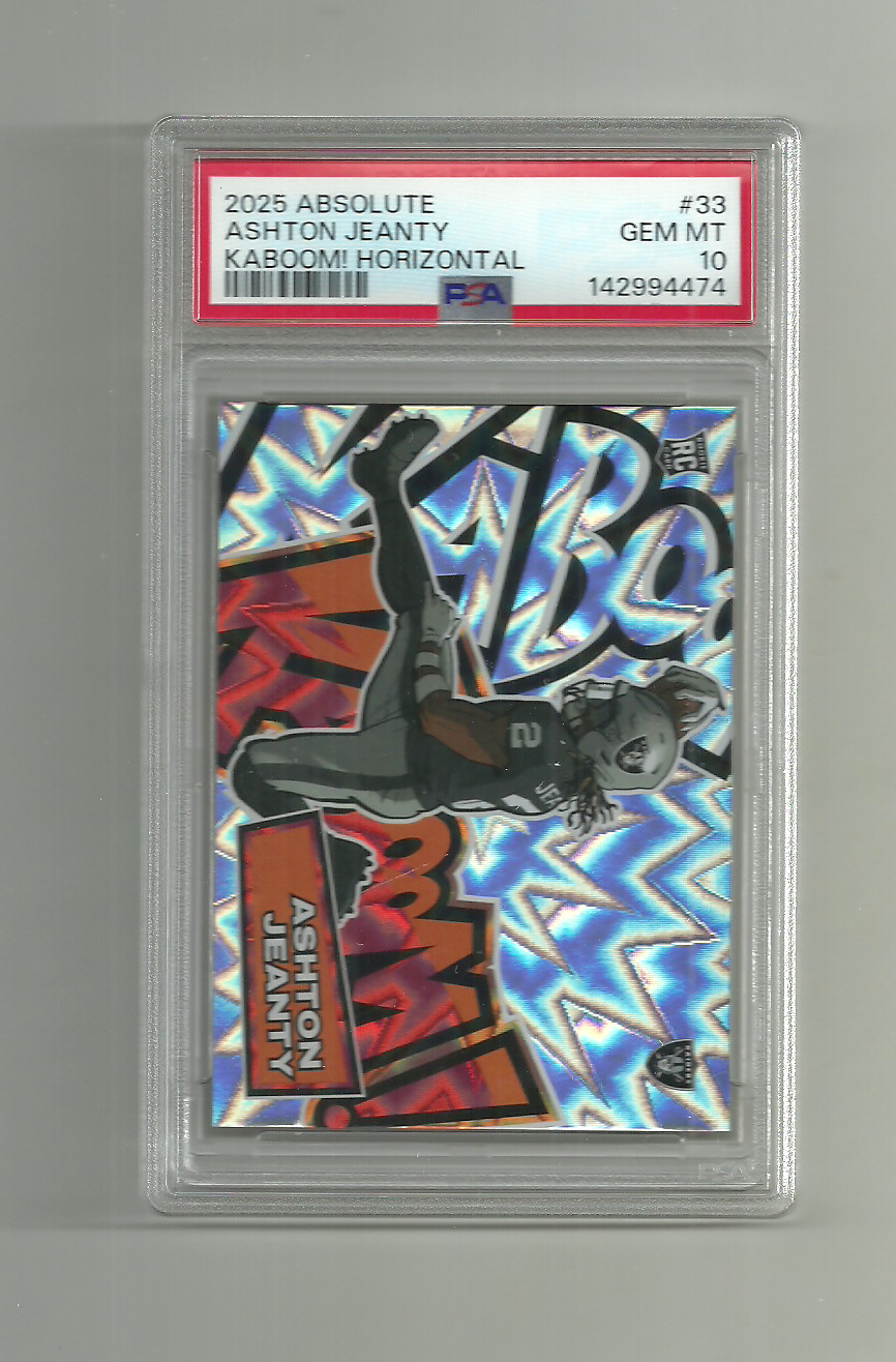 Ashton Jeanty Panini Absolute Kaboom! Horizontal #33 Base