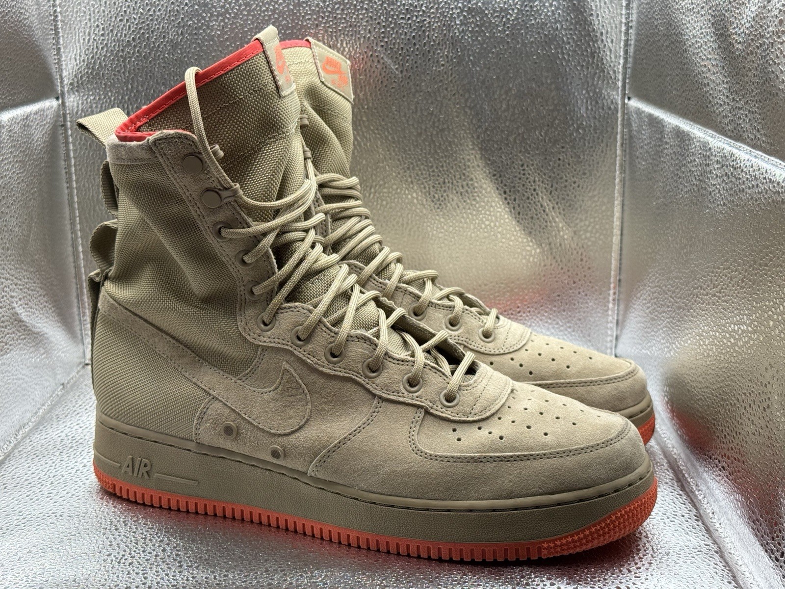 Nike Men's Special Force AF1 Khaki Sneaker Boots Size 11.5 Rare 🚀