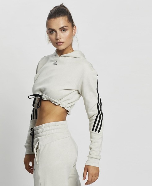 Adidas Performance Crop Hoodie Size Small