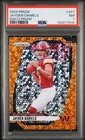2024 PANINI PRIZM DISCO PRIZM #347 JAYDEN DANIELS ROOKIE RC PSA 7