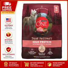 Purina ONE True Instinct High Protein Dry Dog Food with Real Beef & Salmon for M