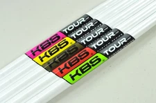 KBS Tour Custom Pearl White 120g Stiff Flex Wedge Shaft .355 Choose Label Color