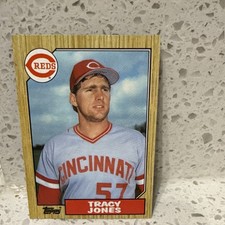 Topps 1987 Topps Tracy Jones Cincinnati Reds #146 Baseball Trading Card