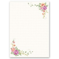 Motiv-Briefpapier Blumenbrief - Din A4 Format 20 Blatt
