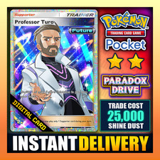Pokemon Juego de Cartas Coleccionables Bolsillo - Profesor Turo - Arte Completo ⭐⭐ Paradox Drive - Inglés ✅