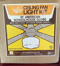 LESLIE LOCKE - DFS-1 Ceiling Fan Swag Lamp Canopy Chandelier Kit 20" 18 AWG Cord