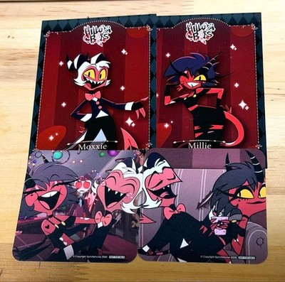 Helluva Boss Moxxie Millie Untersetzer Postkartenset Limitierte Auflage Authe...