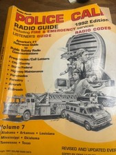 Vintage Radio Shack Police Call Radio Guide 1992 Edition Vol 7 Frequency Guide