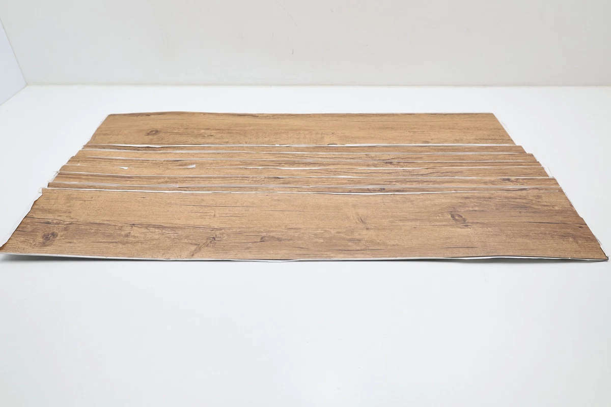 INMOZATA Suelo PVC Autoadhesivo Aspecto Madera Vinilo 8 Azulejos Marrón