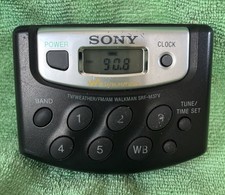Sony SRF-M37 V Walkman Digital Tuning T V Weather/FM/AM Stereo Radio