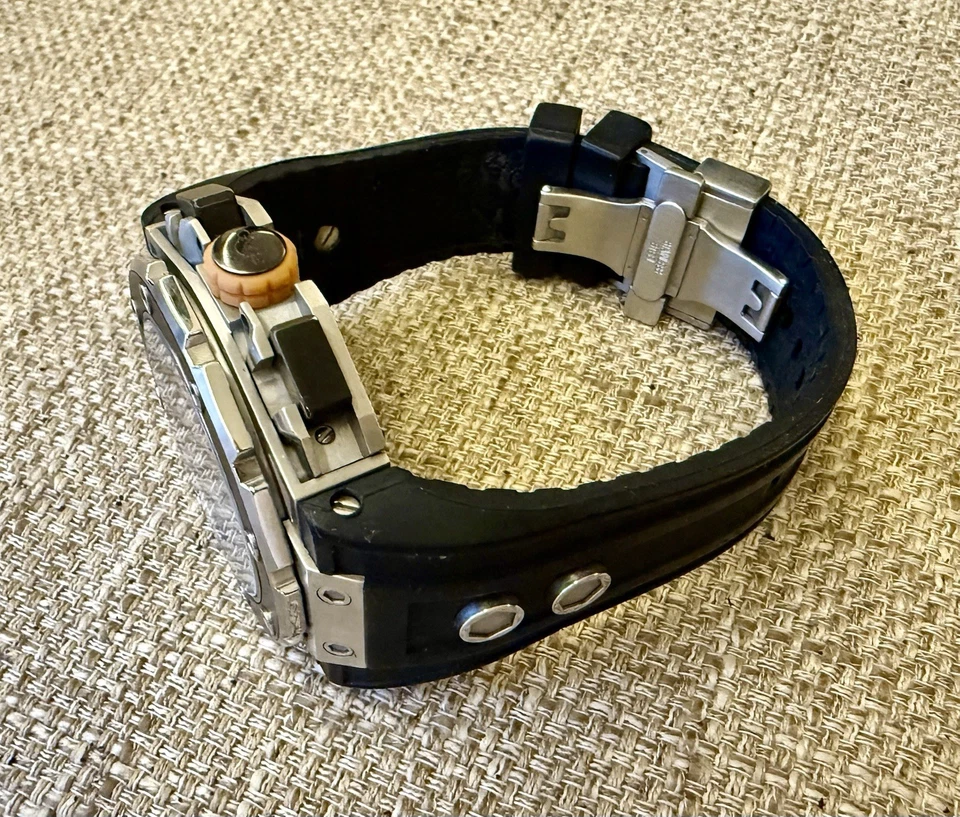 ✅ GV2 BY GEVRIL Corsaro Automático Cronógrafo-Reloj Suizo 53.5 mm-Limitado RARO ✅ Foto 3 de 4