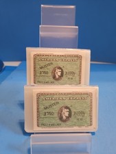 Set of 2 USA Made Trifold Plastic Wallet Inserts Picture Card Holder 10 Pages