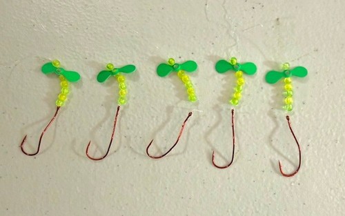 SUZIES SPINNERS-Walleye Crawler Harness Confezione da 5 Ganci a Morte Lenta Può Fly Rigs - Foto 6 di 9
