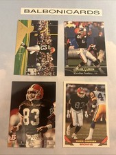Mark Carrier 4 Card Topps Pinnacle UD  Bowman Lot NM+ Browns Free Shipping!