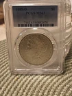 1885-0 Pcgs Ms63 Morgan $1! With Some Tonning On Reverse.