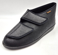 Fischer 14154 nero taglia 46 stivali da casa in velcro da uomo prezzo consigliato: 59,90 € (5023)