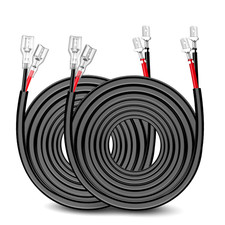 2PCS 16 AWG 20 Feet Wiring Harness Extension Kit for LED Light Bar Work Light LE
