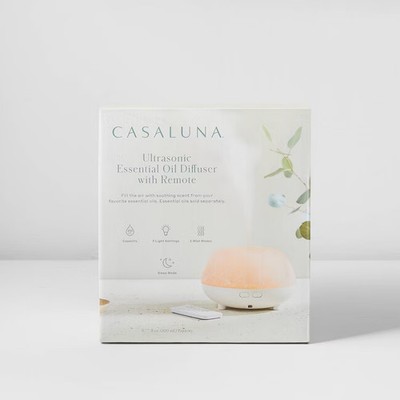 200ml Essential Oil Diffuser White - Casaluna: Ultrasonic Aroma Auto
