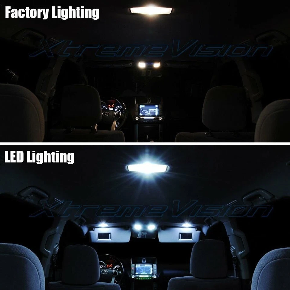 LED interior XtremeVision para Chevy Silverado 2007-2013 (12 piezas) blanco frío Foto 3 de 4
