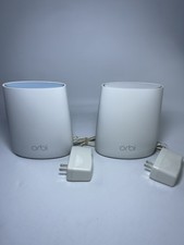 NETGEAR Orbi RBR20 Router with RBS20 Satellite Wifi White Bundle