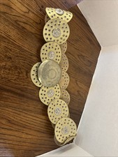 Vintage Y2K Leather Belt Made In Morocco