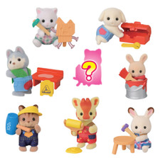 Sylvanian Families Baby Craft Fun Series Complete Set All 8 Calico Critters 