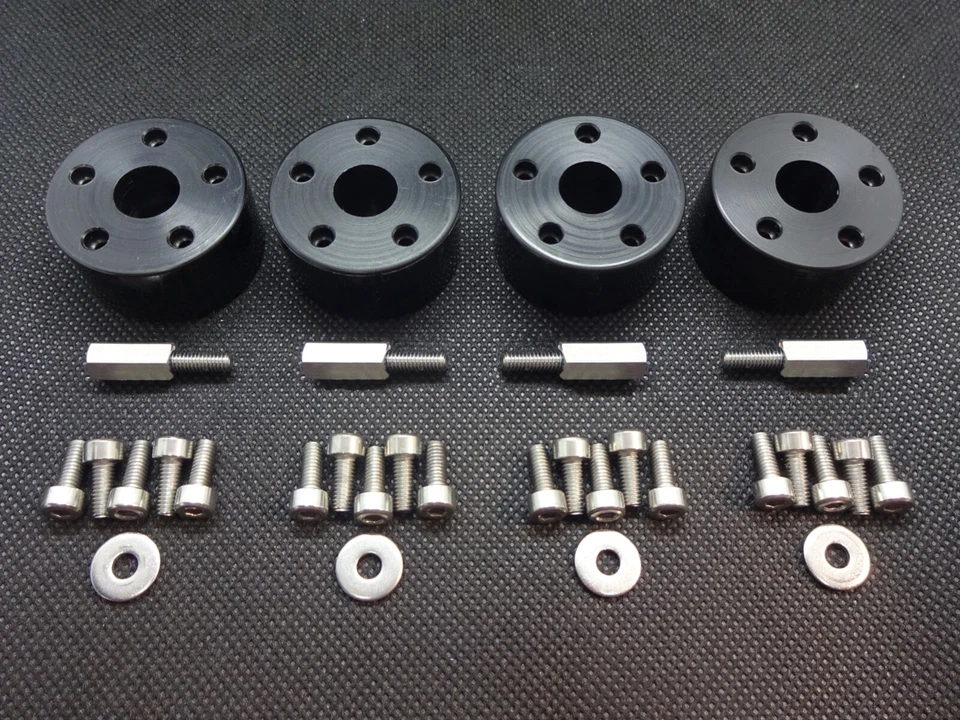 UKMONSTERS Tamiya Clod / Clodbuster wheel wideners - 1.5" / 38mm total extra width.